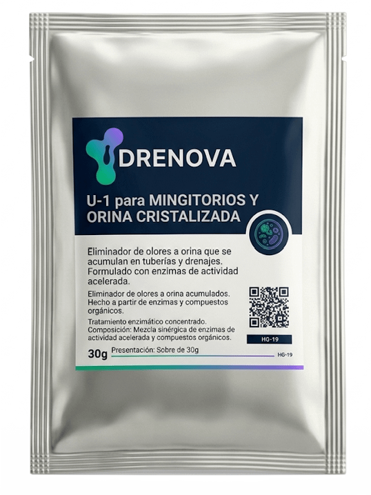 Sachet de drenova U-1 para baños y mingitorios.